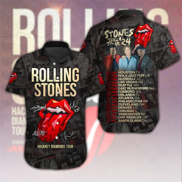 The Rolling Stones Short Sleeve Dress Shirt - HUNGVV 2773.1