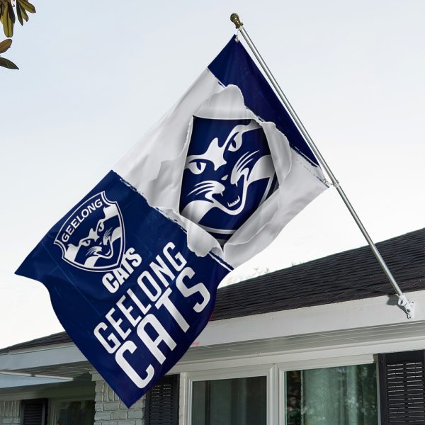 Geelong Football Club 3D House Flag - HOATT 6458