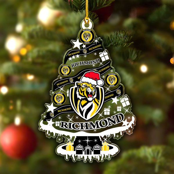 Richmond FC Custom Shape Clear 1-sided Acrylic Ornament - VANDH 3616