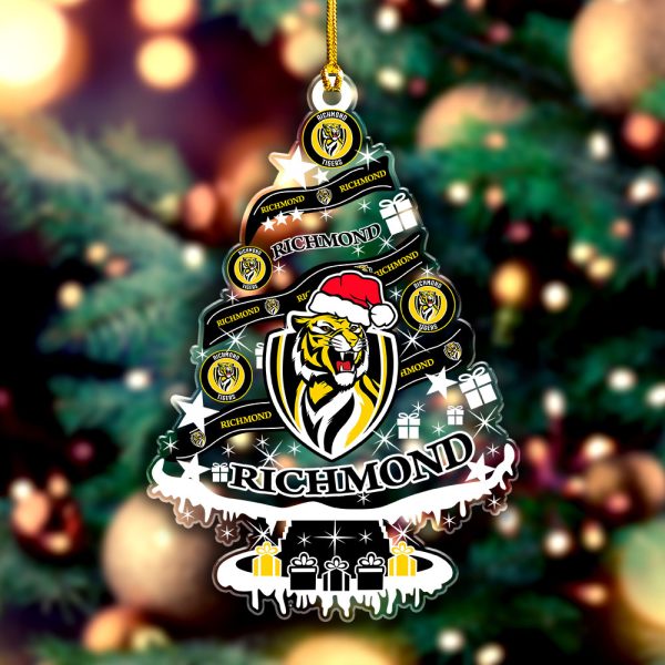 Richmond FC Custom Shape Clear 1-sided Acrylic Ornament - VANDH 3616