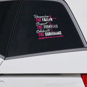 Breast Cancer Awareness 3D Decal – MAITM 8399