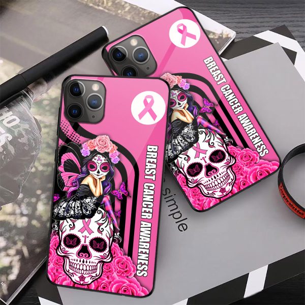 Breast Cancer Awareness x Sugar Skull Phone Case - MAITM 8405