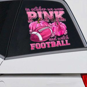 Breast Cancer Awareness 3D Decal – HOATT 6815