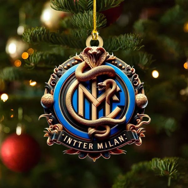 Inter Milan FC Custom Shape 1-sided Acrylic Ornament - MAITM 8390