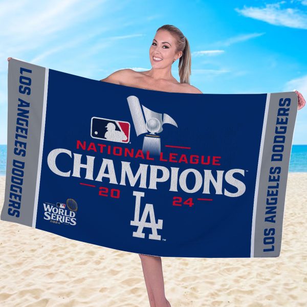 Los Angeles Dodgers Rectangle Beach Towel - MAITM 8478