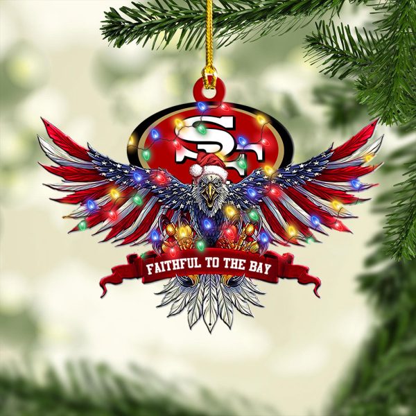 San Francisco 49ers Custom Shape 2-sided Acrylic Ornament – MAITM 8449