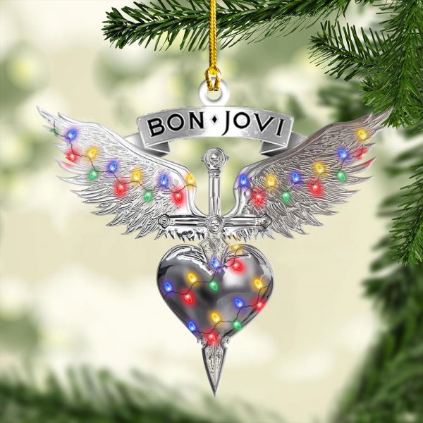 Bon Jovi Custom Shape 2-sided Acrylic Ornament – MAITM 8429