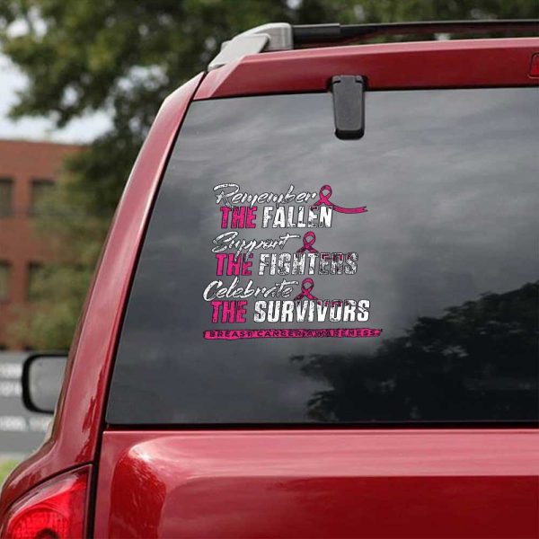 Breast Cancer Awareness 3D Decal – MAITM 8399