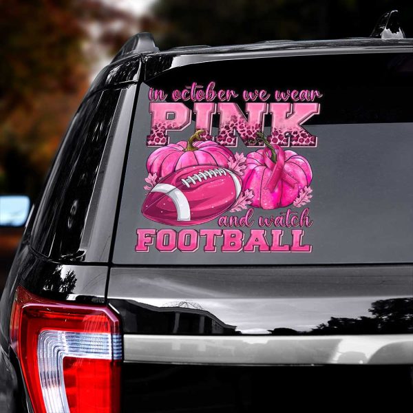 Breast Cancer Awareness 3D Decal – HOATT 6815