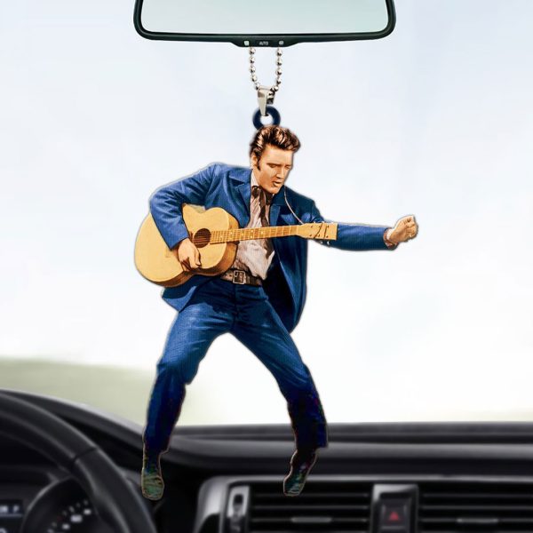 Elvis Presley Custom Shape 1-sided Acrylic Car Ornament - HOATT 6849