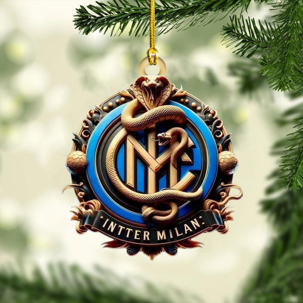 Inter Milan FC Custom Shape 1-sided Acrylic Ornament - MAITM 8390