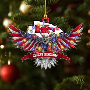 Kansas City Chiefs Custom Shape 2-sided Acrylic Ornament – MAITM 8450