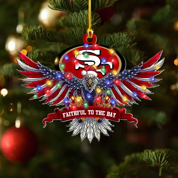 San Francisco 49ers Custom Shape 2-sided Acrylic Ornament – MAITM 8449