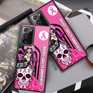 Breast Cancer Awareness x Sugar Skull Phone Case - MAITM 8405