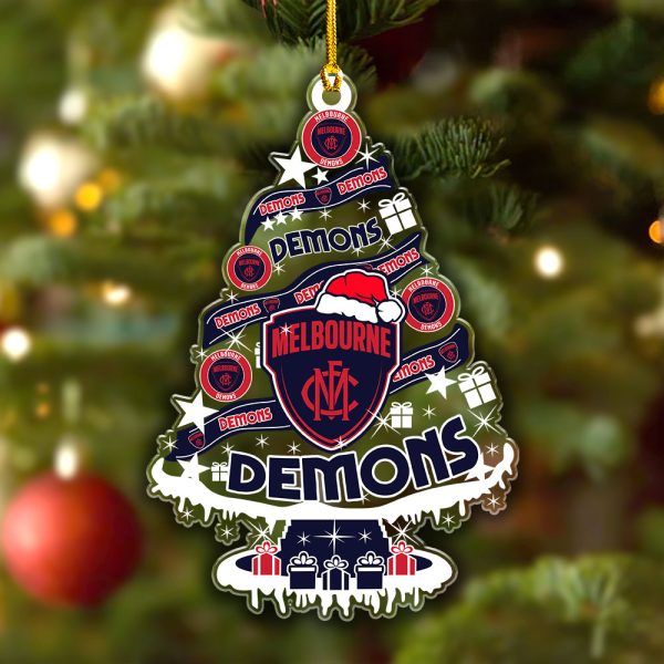 Melbourne FC Custom Shape Clear 1-sided Acrylic Ornament - VANDH 3611