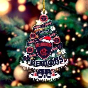 Melbourne FC Custom Shape Clear 1-sided Acrylic Ornament - VANDH 3611