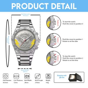 AC/DC Gentleman Stainless Steel Watch - TANTN 8760