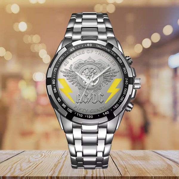 AC/DC Alloy Quartz Watch - TANTN 8761