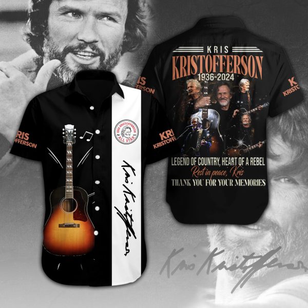 Kris Kristofferson Short Sleeve Dress Shirt - ANHNV 5407