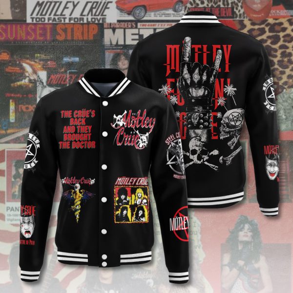 Mötley Crüe Varsity Jacket - ANHNV 5411