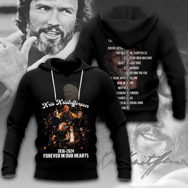 Kris Kristofferson 3D Apparel - ANHNV 5415