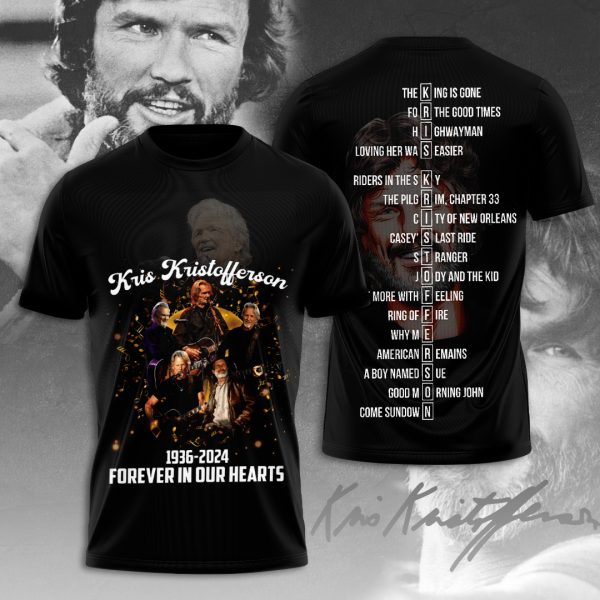 Kris Kristofferson 3D Apparel - ANHNV 5415