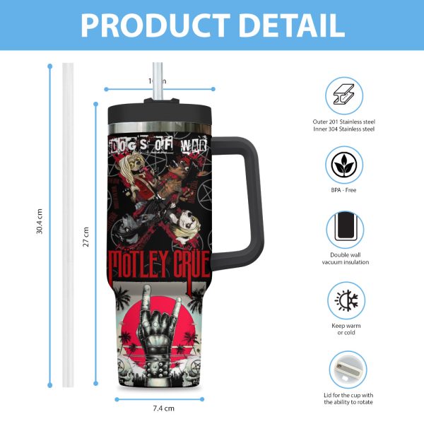 Personalized Mötley Crüe 40oz Stanley Tumbler - ANHNV 5418