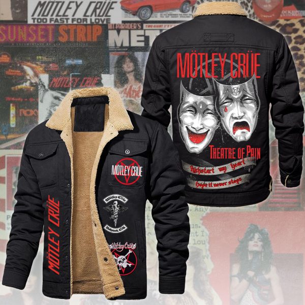 Mötley Crüe 2D Winter Fleece Jacket - ANHNV 5422