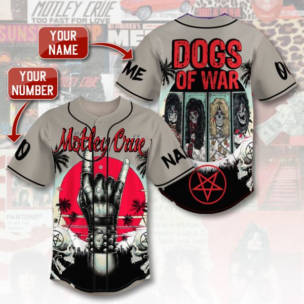 Personalized Mötley Crüe Baseball Jersey - ANHNV 5424