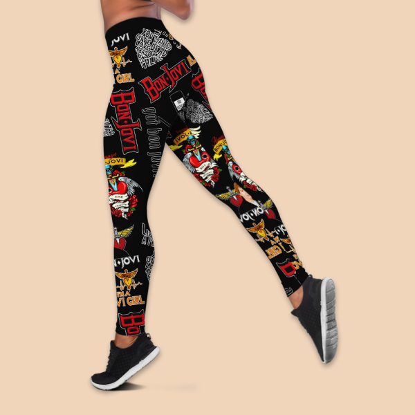 Bon Jovi Criss-Cross Leggings - ANHNV 5428