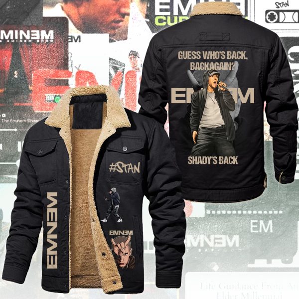 Eminem 2D Winter Fleece Jacket - ANHNV 5435