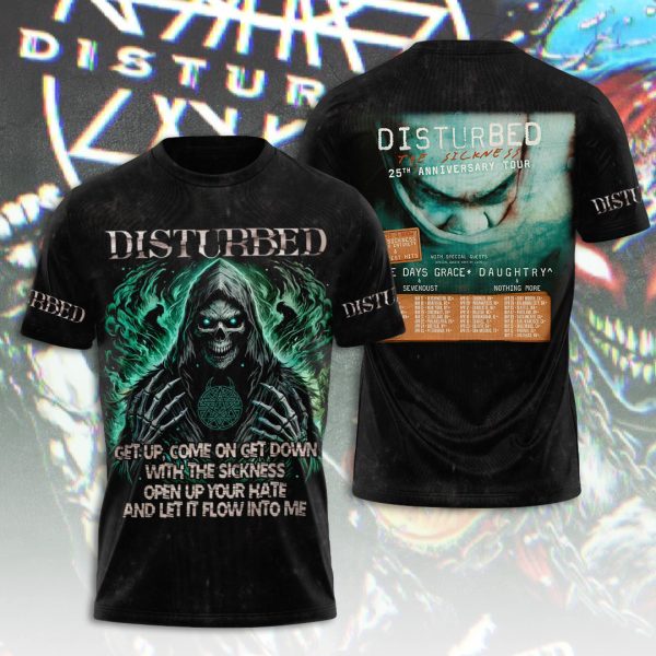 Disturbed 3D Apparel - ANHNV 5459