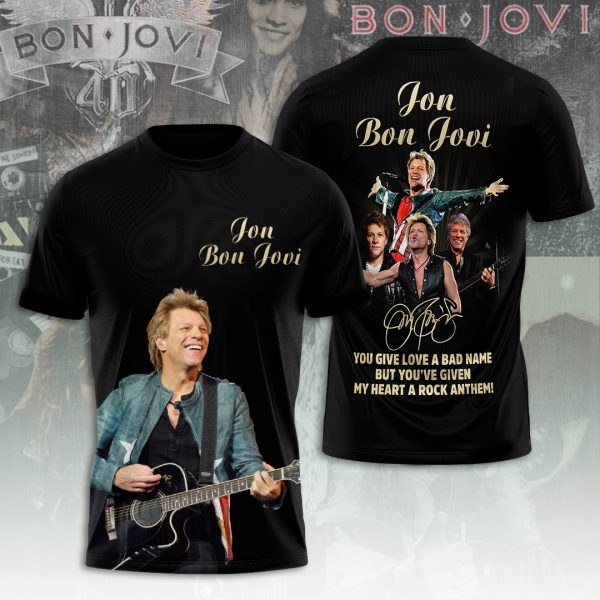 Bon Jovi 3D Apparel - ANHNV 5478