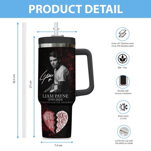 Liam Payne 40oz Stanley Tumbler - ANHNV 5499