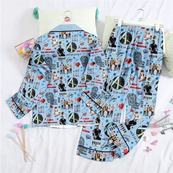 Liam Payne Button Down Pajamas Set – ANHNV 5502