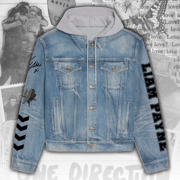 Liam Payne Women's Denim Hood Jacket - ANHNV 5515