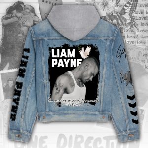 Liam Payne Women's Denim Hood Jacket - ANHNV 5515