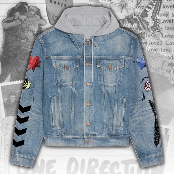 Liam Payne Women's Denim Hood Jacket - ANHNV 5516