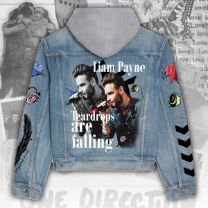 Liam Payne Women's Denim Hood Jacket - ANHNV 5516