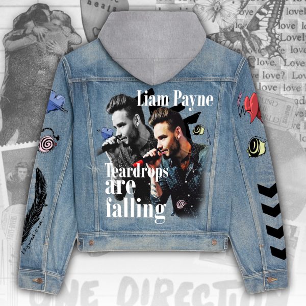 Liam Payne Women's Denim Hood Jacket - ANHNV 5516