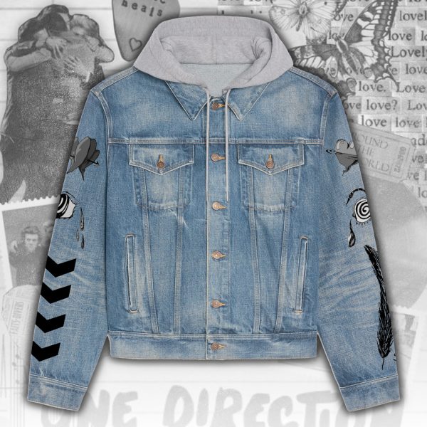 Liam Payne Women's Denim Hood Jacket - ANHNV 5517