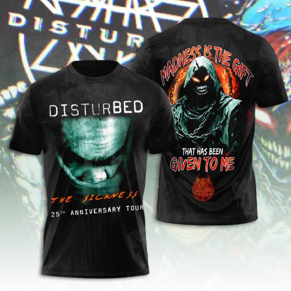 Disturbed 3D Apparel - ANHNV 5543