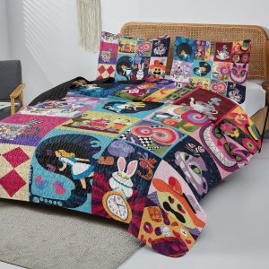 Alice in Wonderland Quilt Bedding Set - VANDH 3744