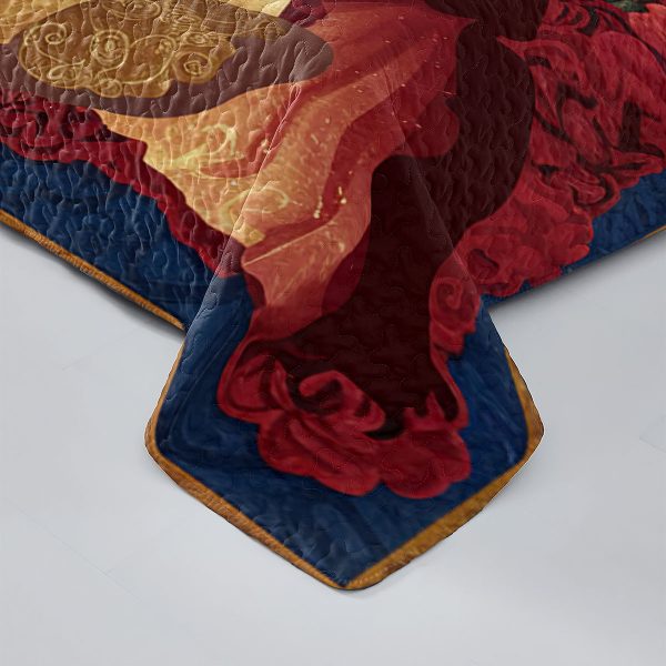 Beauty and The Beast Quilt Bedding Set - VANDH 3743