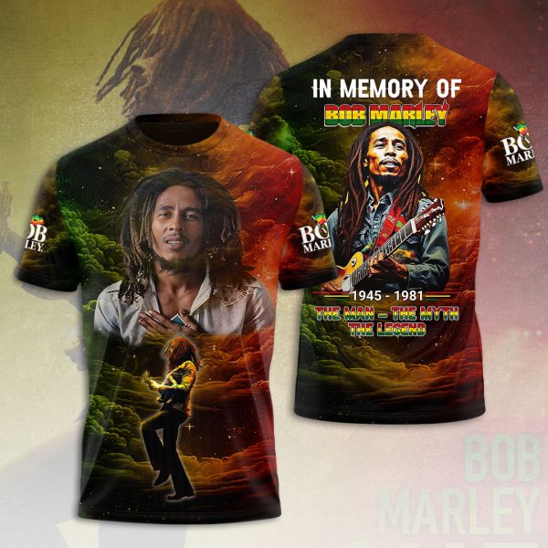 Bob Marley 3D Apparel - HOATT 6509