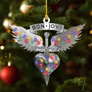 Bon Jovi Custom Shape 2-sided Acrylic Ornament – MAITM 8429