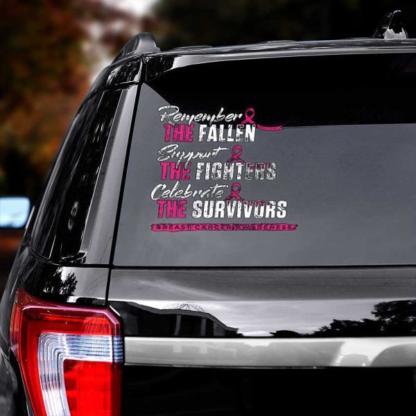 Breast Cancer Awareness 3D Decal – MAITM 8399