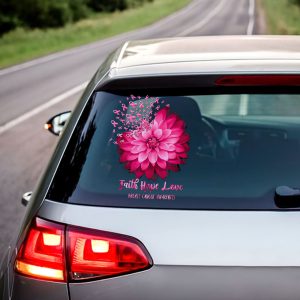 Breast Cancer Awareness 3D Decal – HOATT 6593