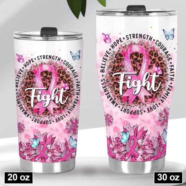 Personalized Breast Cancer Awareness Tumbler Cup - GNE 1831