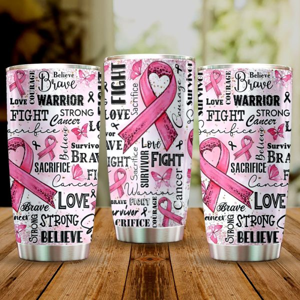 Breast Cancer Awareness Tumbler Cup - GNE 1832